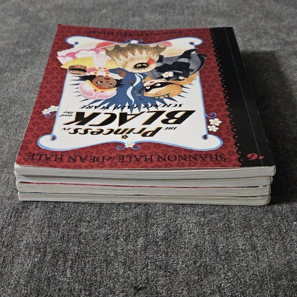 The Princess In Black Books 1,2,3 &‎ 6 Lot Of 4 By Shannon Hale & Dean Hale READ